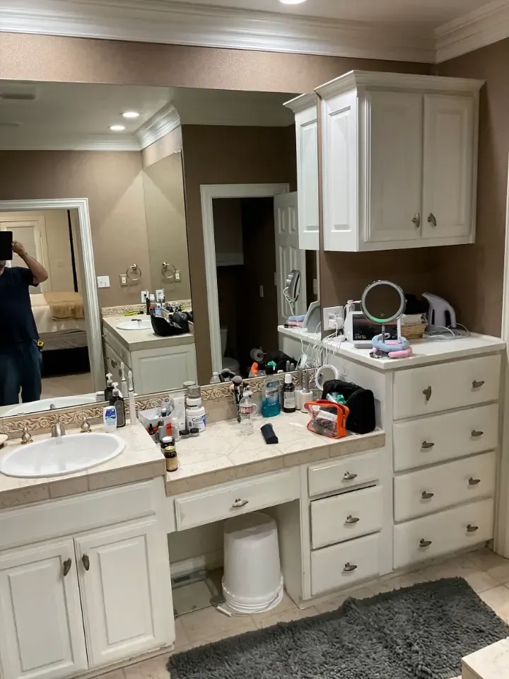 Reagan Bathroom Renovation before photo