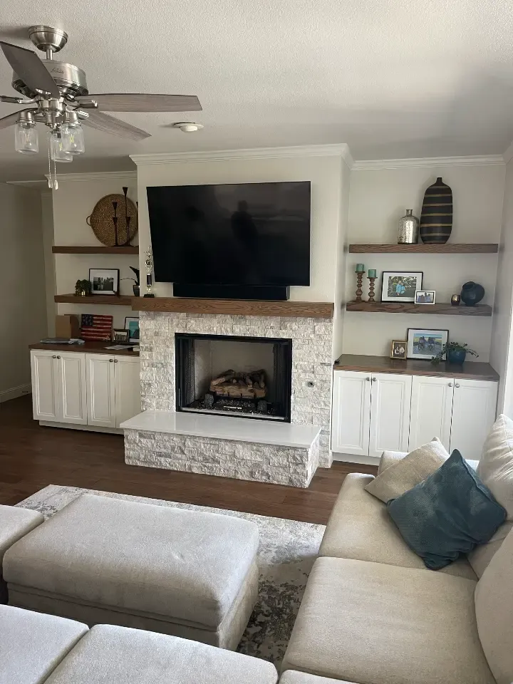 Rochelle Living Room Renovation after photo